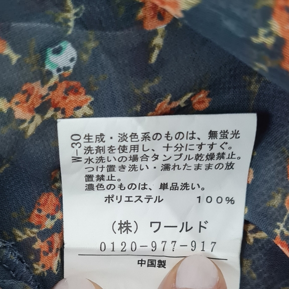 Size- M, 3can4on printed georgette top - Picture 5 of 7